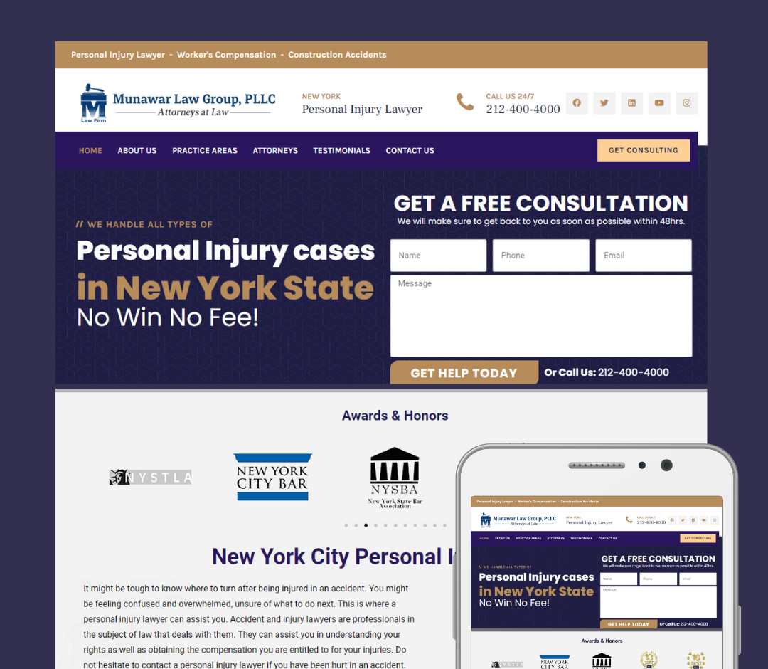 M law firm SEO case study