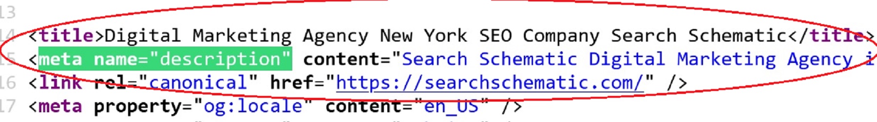 Meta Title & Meta Description on Browser View Page Source