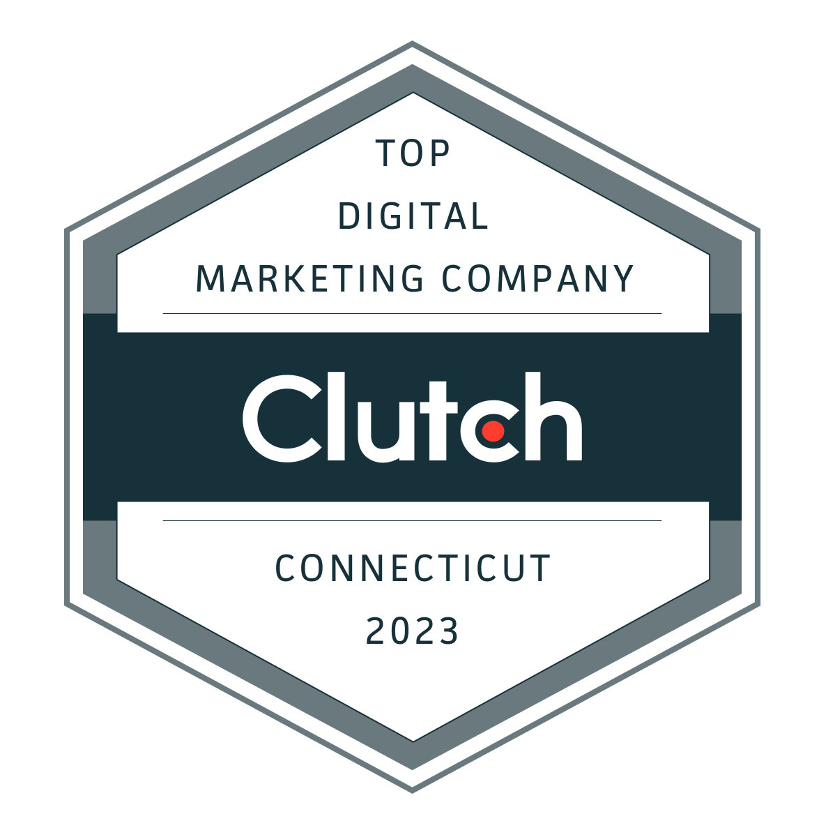 Clutch top 2023 digital marketing agency award